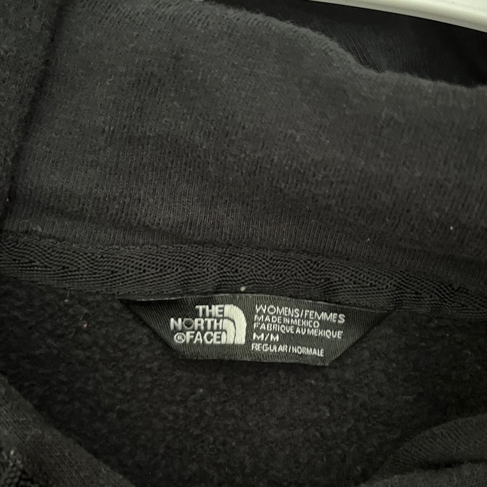 The North Face Black Hoodie with Gold Logo - Picture 3 of 5